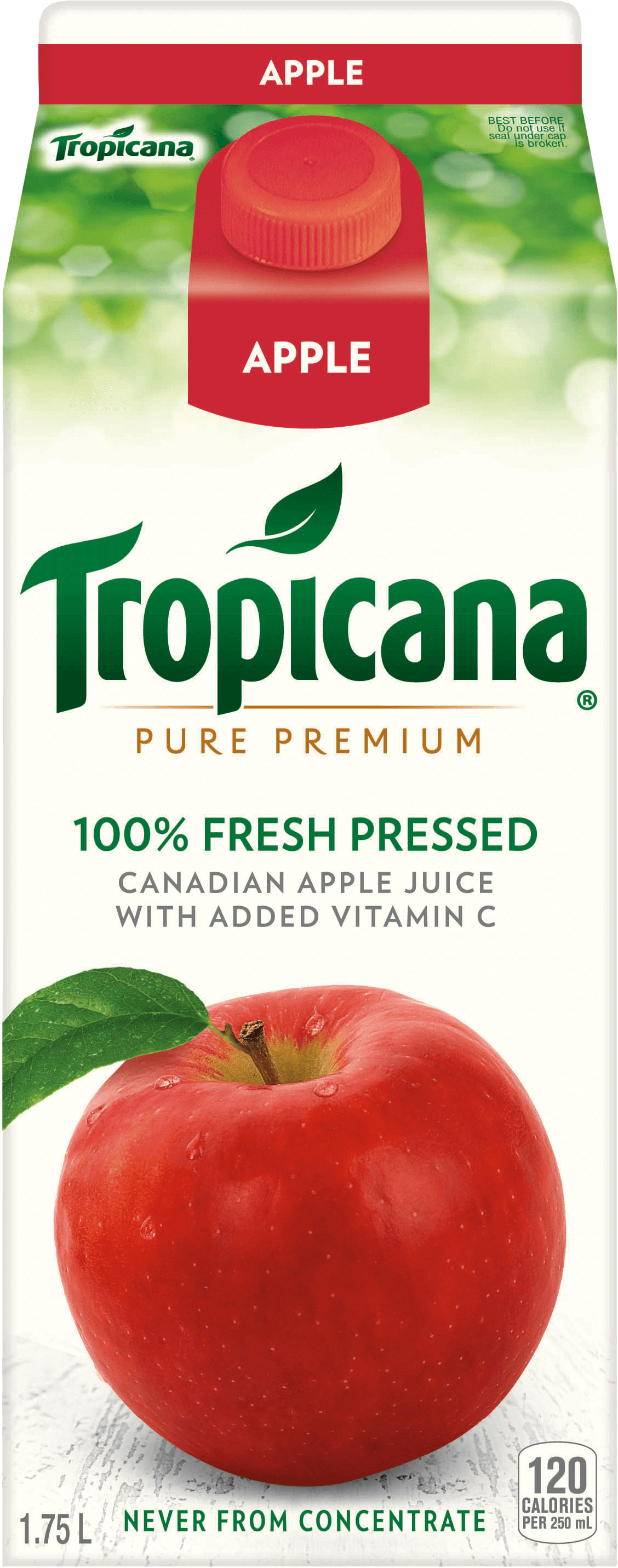 Tropicana® 100 Fresh Pressed Apple Juice with Added Vitamin C